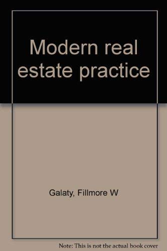 9780884622680: Title: Modern Real Estate Practice