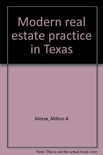 9780884623366: Modern real estate practice in Texas