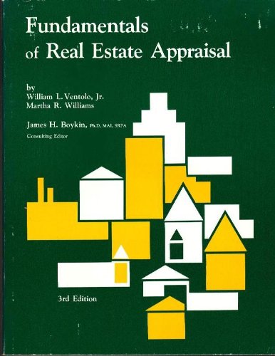 9780884624523: Fundamentals of real estate appraisal