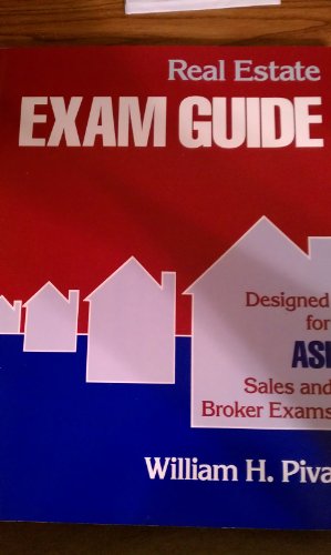 Beispielbild fr Real estate exam guide: Designed for ASI sales and broker exams zum Verkauf von Wonder Book