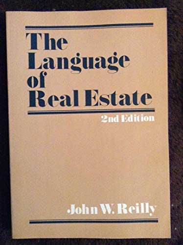 Beispielbild fr The language of real estate zum Verkauf von Wonder Book