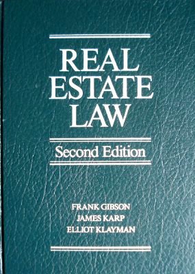 Imagen de archivo de Real Estate Law a la venta por ThriftBooks-Atlanta