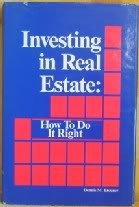 9780884626381: Investing in Real Estate: How to Do It Right