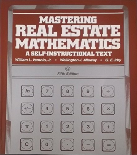 Stock image for Mastering Real Estate Math for sale by Better World Books