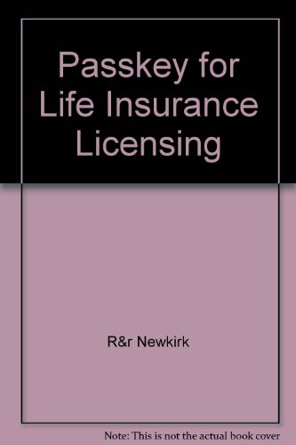 Imagen de archivo de Passkey for life insurance licensing a la venta por Hawking Books