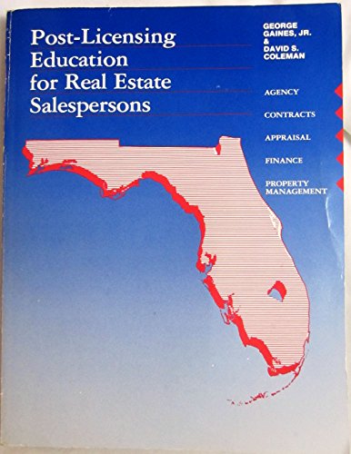 Image d?archive pour Post-licensing education for real estate salespersons