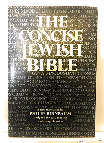 9780884824503: The Concise Jewish Bible