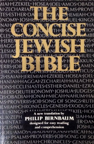 Beispielbild fr The Concise Jewish Bible (English and Hebrew Edition) zum Verkauf von Big River Books