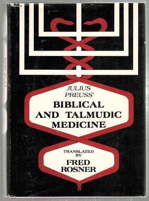 Beispielbild fr Biblical and Talmudical Medicine. zum Verkauf von Henry Hollander, Bookseller