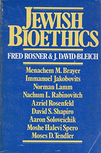 Stock image for Jewish Bioethics for sale by Better World Books