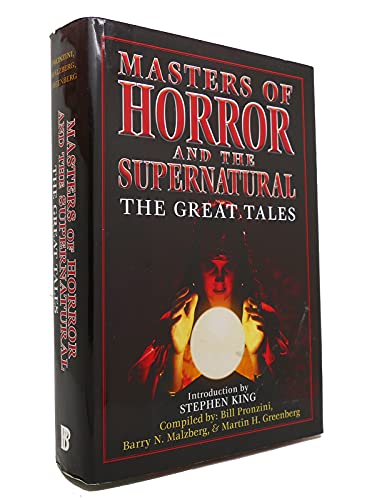 Stock image for Masters of Horror and the Supernatural; The Great Tales for sale by Better World Books