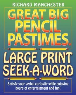 9780884865209: Great Big Pencil Pastimes Large Print Seek-A-Word