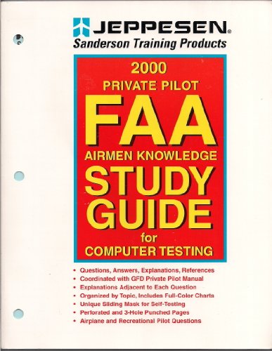 Imagen de archivo de Private Pilot FAA Airmen Knowledge Study Guide for Computer Testing (JS312400) a la venta por More Than Words