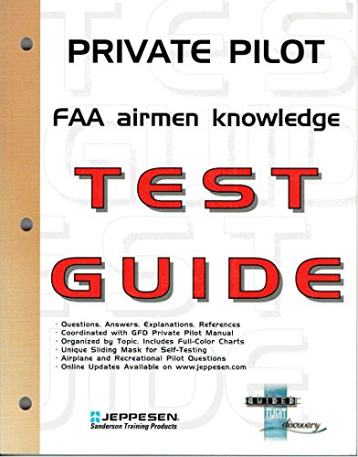 Beispielbild fr Private Pilot FAA Airmen Knowledge Test Guide for Computer Testing zum Verkauf von Jenson Books Inc