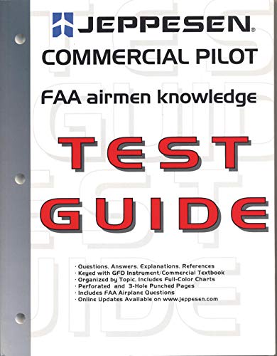 Beispielbild fr Jeppesen Commercial Pilot FAA Airmen Knowledge Test Guide zum Verkauf von HPB-Red