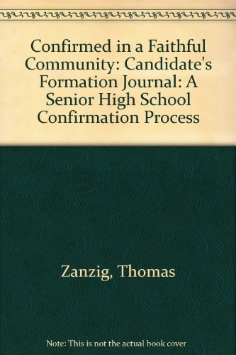 9780884893134: Candidate's Formation Journal (Confirmed in a faithful community)