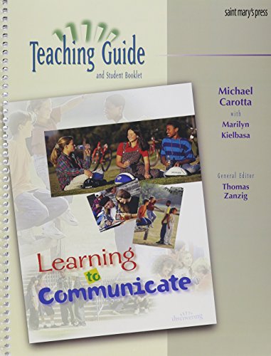 Stock image for Learning to Communicate for sale by Better World Books