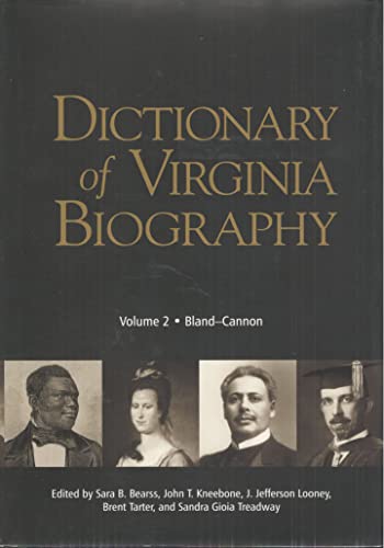 Beispielbild fr Dictionary of Virginia Biography zum Verkauf von Better World Books