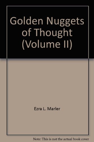 9780884940531: Golden Nuggets of Thought (Volume II)
