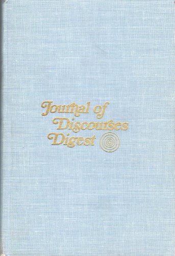 Imagen de archivo de Journal of Discourses Digest a la venta por ThriftBooks-Atlanta