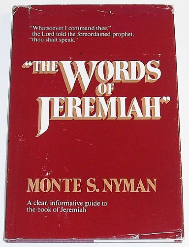 Stock image for "The words of Jeremiah" for sale by Jenson Books Inc