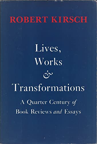9780884960850: Lives, Works & Transformations A Quarter Century of Book Reviews and Essays