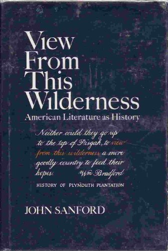 Beispielbild fr View from This Wilderness: American Literature As History zum Verkauf von HPB Inc.