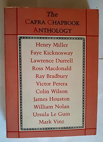 9780884961277: The Capra Chapbook Anthology