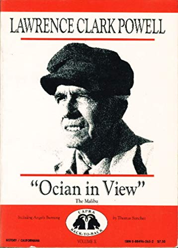 9780884962656: "Ocian in View" The Malibu / Angels Burning Native Notes from the Land of Earthquake and Fire