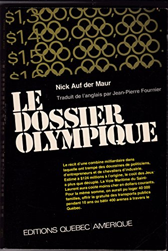Beispielbild fr Le Dossier Olympique zum Verkauf von POQUETTE'S BOOKS