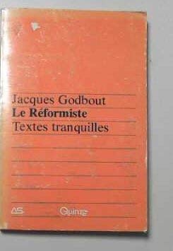 Beispielbild fr Le re formiste: Textes tranquilles (French Edition) zum Verkauf von ThriftBooks-Atlanta