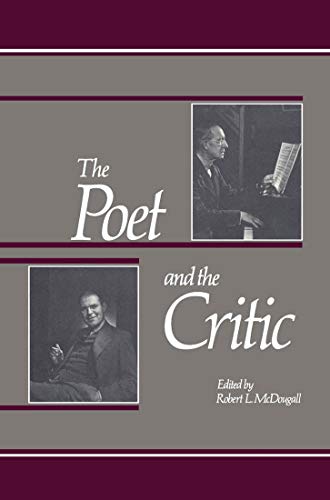 9780886290115: The 'poet And The Critic