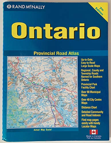 Ontario RoadMaster atlas (9780886407827) by Rand McNally And Company