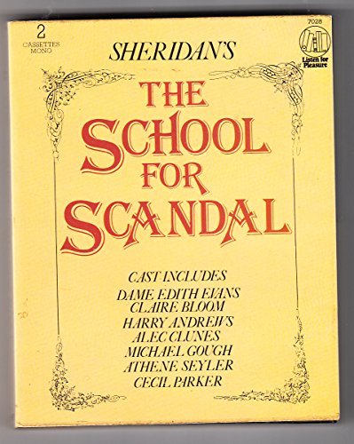 Stock image for School for Scandal for sale by Irish Booksellers