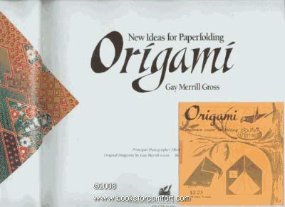 Beispielbild fr ORIGAMI, New Ideas for Paperfolding zum Verkauf von Better World Books