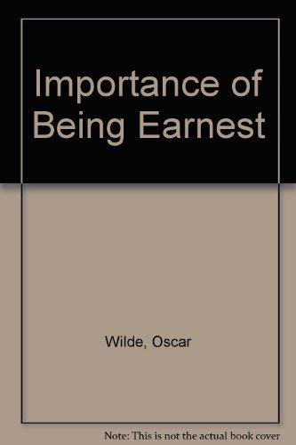 9780886800895: Importance of Being Earnest