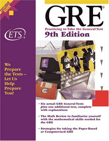 9780886851866: Gre Practicing To Take The General Test 9th Edition