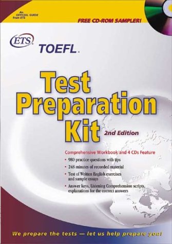Beispielbild fr TOEFL Test Preparation Kit, 2nd edition plus free Sampler zum Verkauf von medimops