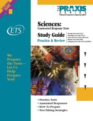 9780886852603: Science: Contructed-Response Tests; Study Guide Practice & Review (Praxis Study Guides)