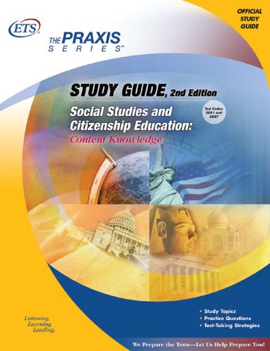 Beispielbild fr Study Guide Social Studies and Citizenship Education: Content Knowledge (Praxis Study Guides) zum Verkauf von Your Online Bookstore