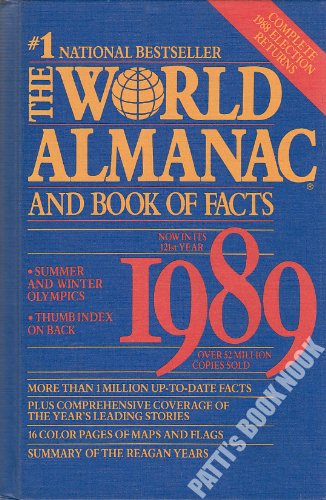 Imagen de archivo de The World Almanac and Book of Facts, 1989 a la venta por Better World Books: West