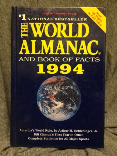 Imagen de archivo de The World Almanac and Book of Facts 1994 a la venta por Top Notch Books