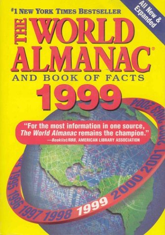 The World Almanac and Book of Facts 1999 (Cloth) - World Almanac
