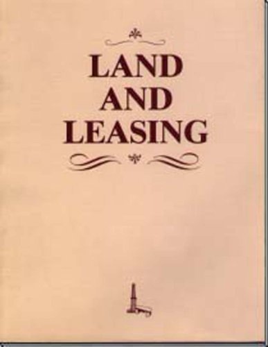 Imagen de archivo de Land and Leasing a la venta por Cronus Books