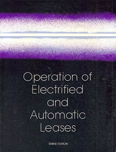 Imagen de archivo de Operation of Electrified and Automatic Leases a la venta por Mahler Books