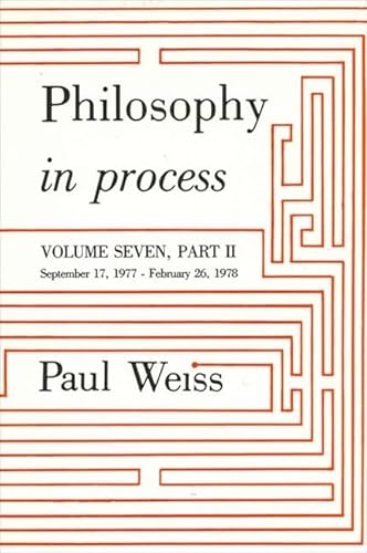 Stock image for Philosophy in Process (Suny Series in Philosophy, Vol. 7, Part 2) for sale by SecondSale
