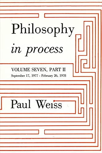 Beispielbild fr Philosophy in Process, Vol. 7, Part 2 (Suny Series in Philosophy) zum Verkauf von Zubal-Books, Since 1961