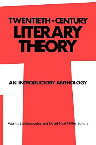 9780887062667: Twentieth-Century Literary Theory: An Introductory Anthology (SUNY series, Intersections: Philosophy and Critical Theory)