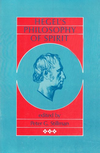 Stock image for Hegels Philosophy of Spirit (Suny Hegelian Studies) for sale by Green Street Books