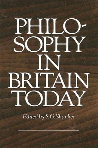 Stock image for Philosophy in Britain Today for sale by Books Do Furnish A Room